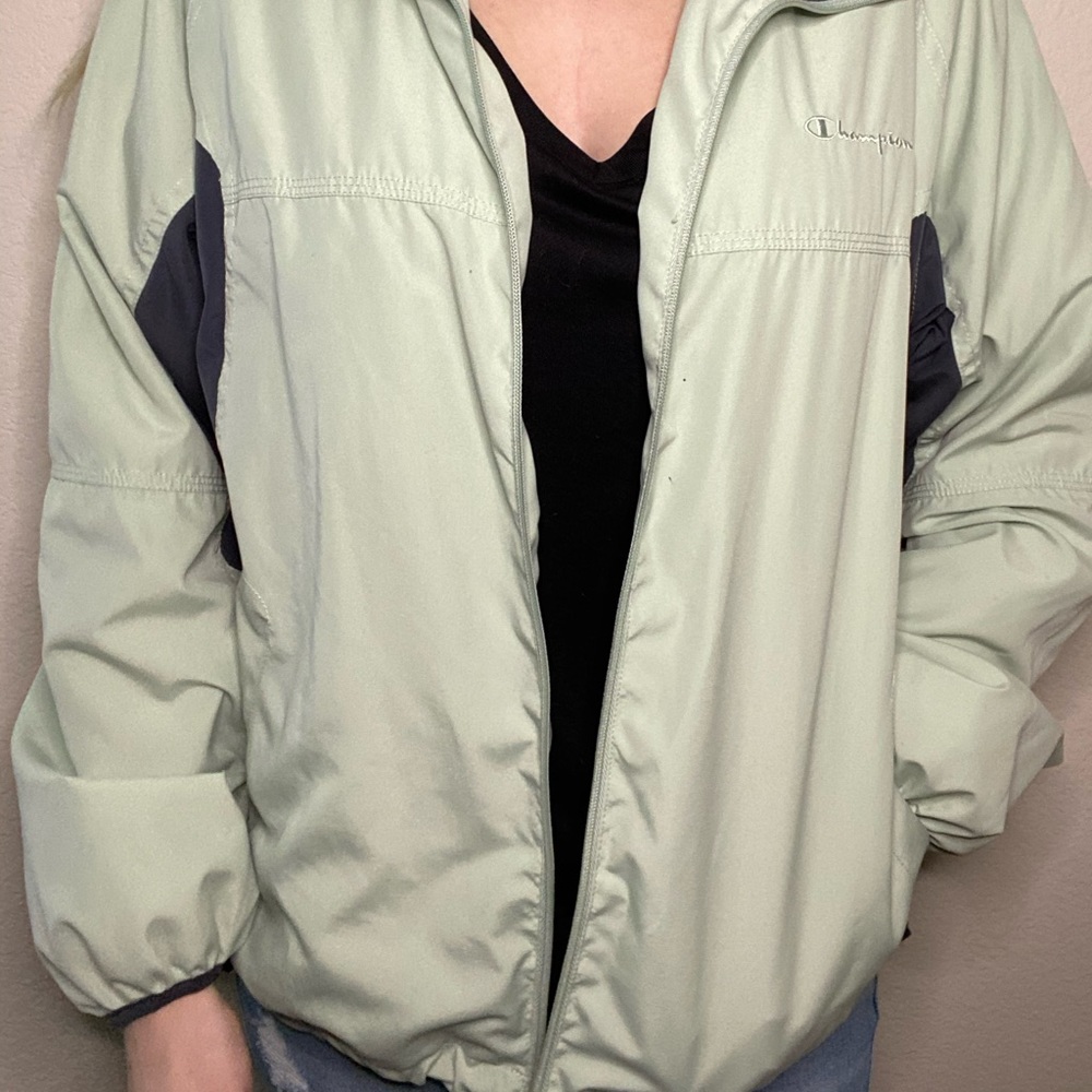 Mint champion windbreaker